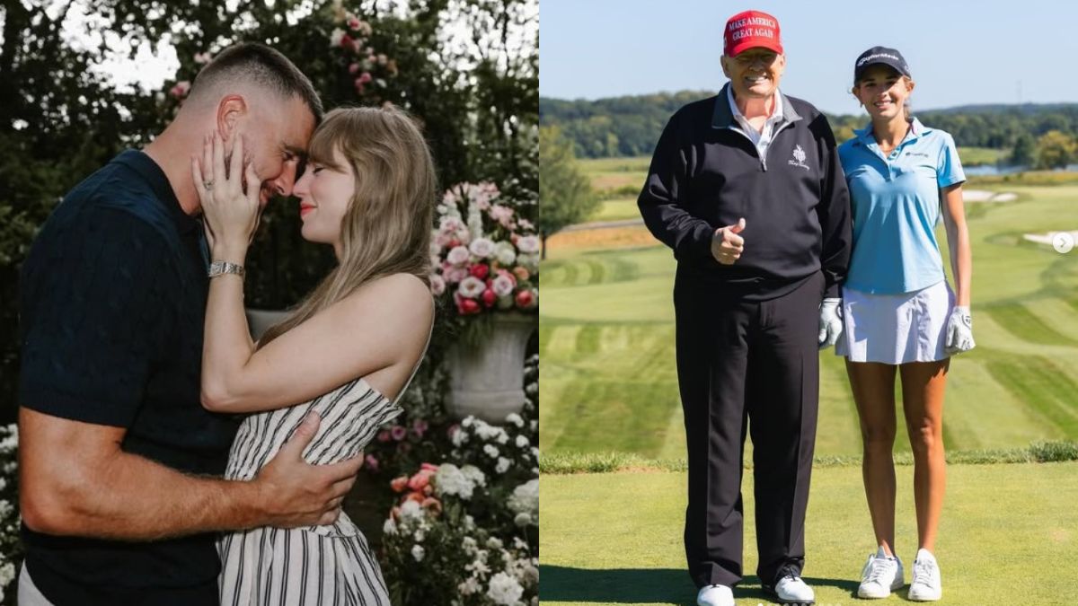 Kai Trump and Travis Kelce’s Interaction Reminds Netizens of Trump’s Old Taylor Swift Jab