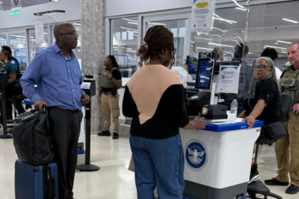 Trump sends ICE agents to airports.