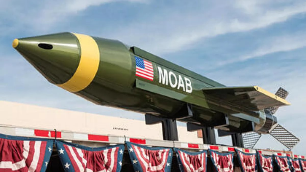 Donald Trump may drop 'mother of all bombs' on Iran.
