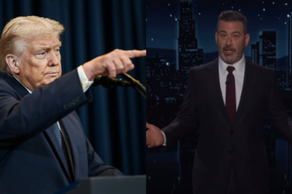 Donald Trump blasts Kimmel for the ‘plumber’ comment.