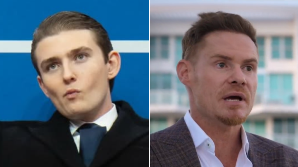 Manosphere influencer speaks on links to Barron Trump