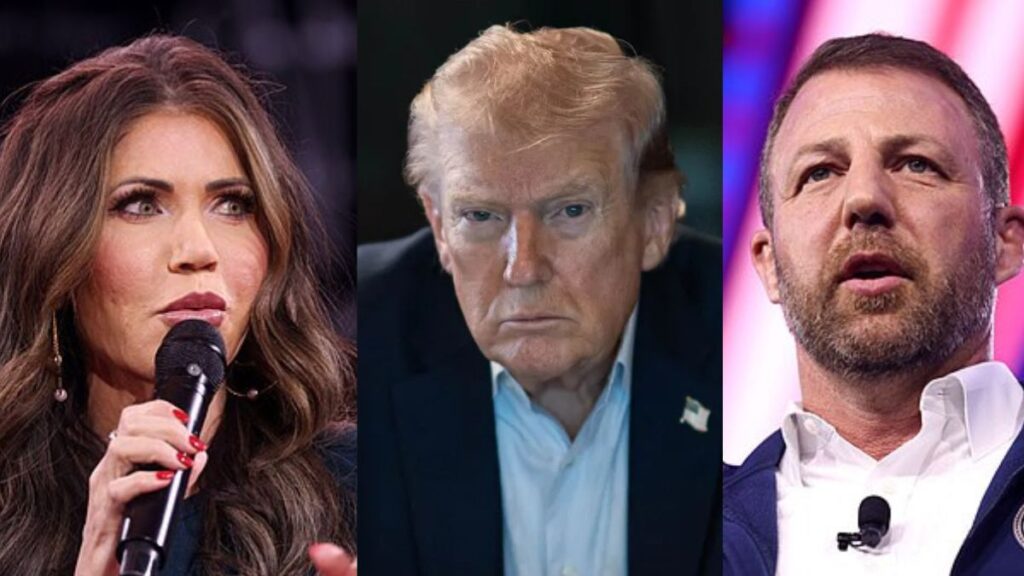 Kristi Noem, Donald Trump, Markwayne Mullin