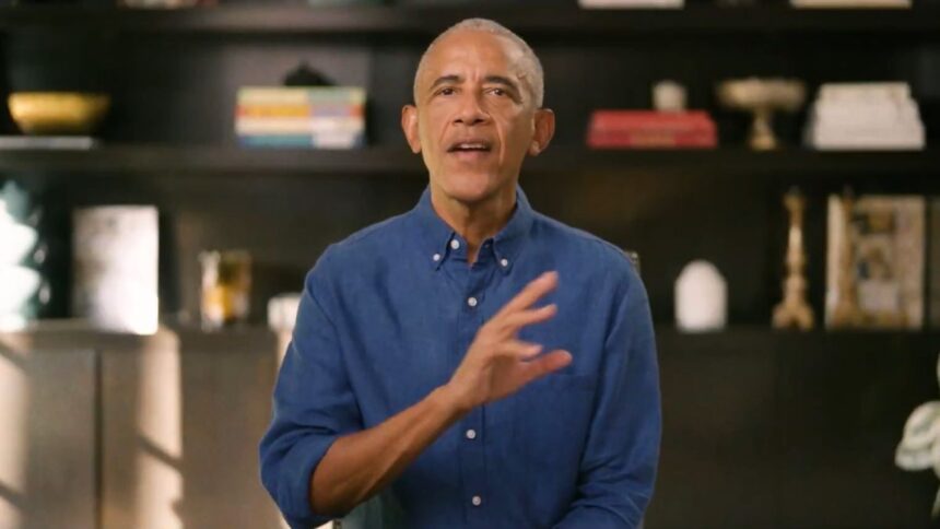 Barack Obama talks to Virginians