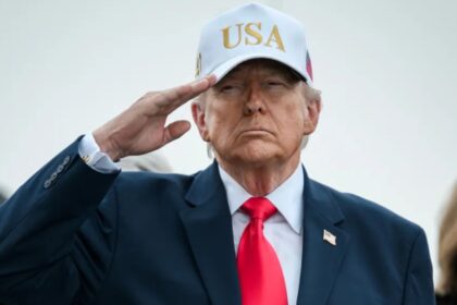 Trump at Dignified transfer