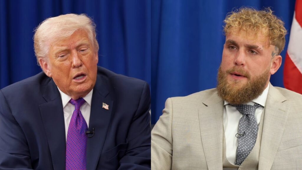 Donald Trump interviewed by Jake Paul