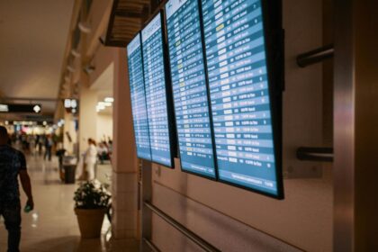 Newark Airport busy day