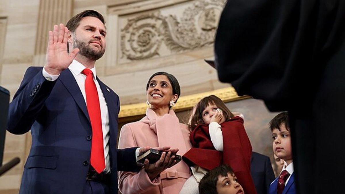 Usha Vance Says She and JD Vance Don’t Always See Eye to Eye: “I’m Not His Staffer”