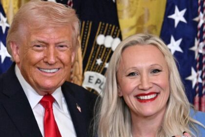 Donald Trump-Order of Ikkos award-Kaillie Humphries