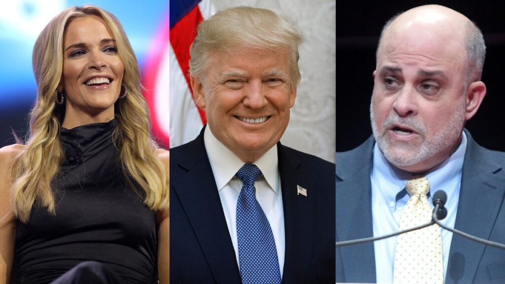 Donald Trump supports Mark Levin amid Megyn Kelly’s feud (image credits: Wikimedia Commons/Shealeah Craighead/Gage Skidmore)