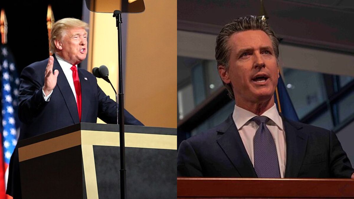 Donald Trump, Gavin Newsom,