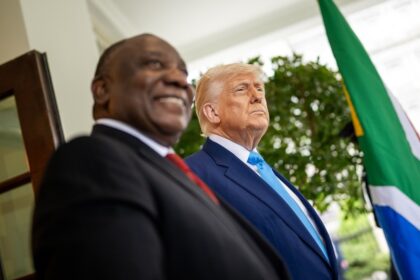 White South Africans are returning to their home, citing danger in the US.