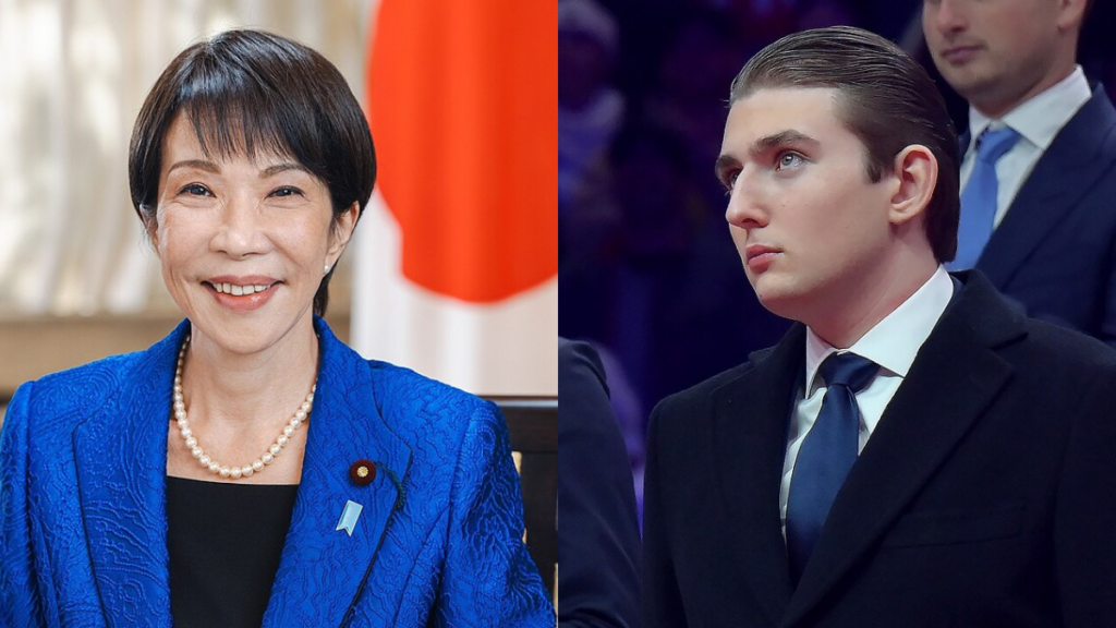 Barron Trump-Japanese Prime Minister Sanae Takaichi