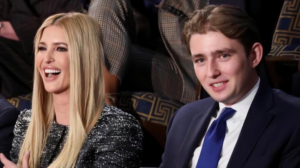 Barron Trump Whispers To Ivanka at State of the Union as #SendBarron Trends