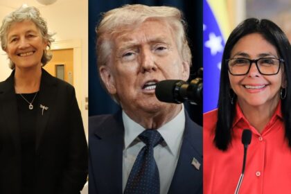 President Donald Trump gave two female presidents male pronouns - Catherine Connolly and Delcy Rodriguez