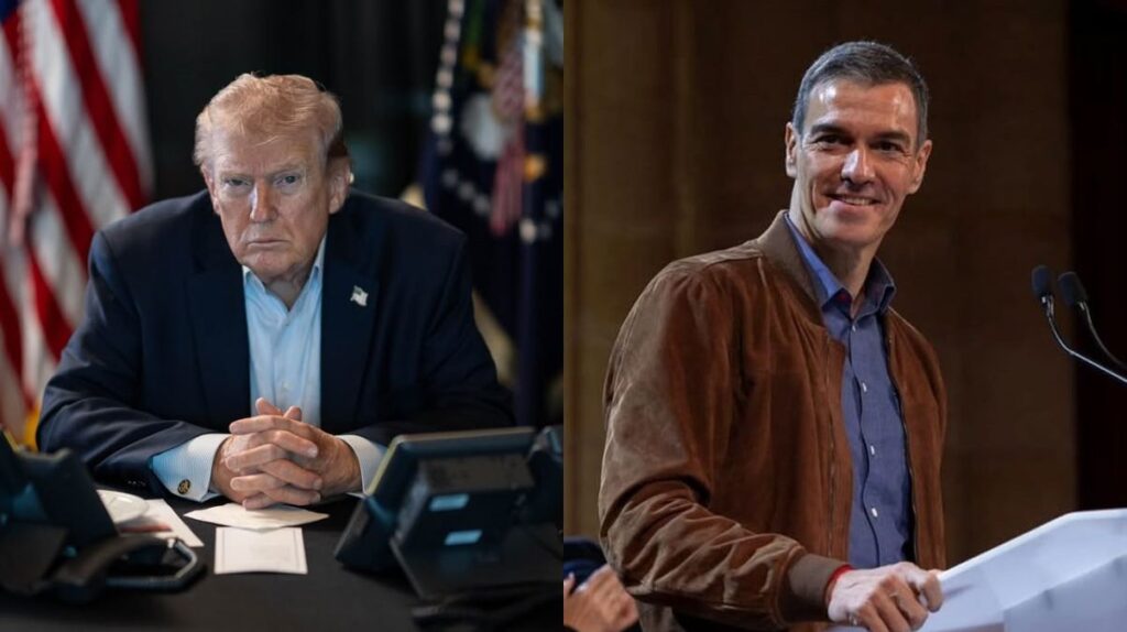 Donald Trump has threatened to cut trade with Spain after Pedro Sanchez told the US to remove its aircraft and personnel from Spain