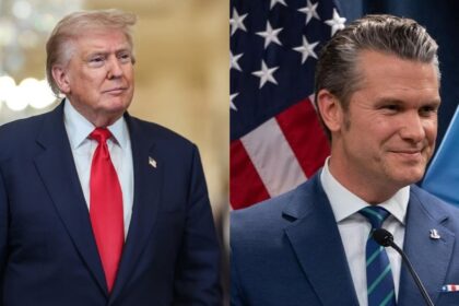 Donald Trump appears to place the blame for the Iran war on Pete Hegseth
