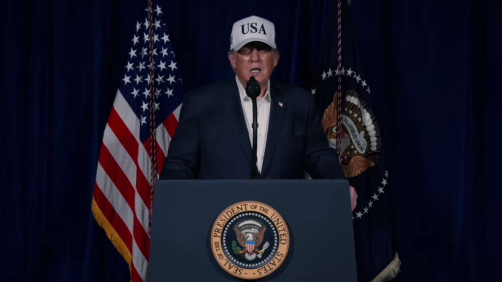 Donald Trump assures the United States has unlimited ammunitions against Iran