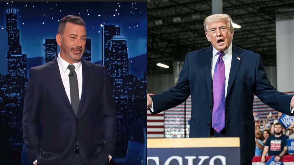 Jimmy Kimmel mocked Donald Trump, accusing him of "gaslighting" over oil prices