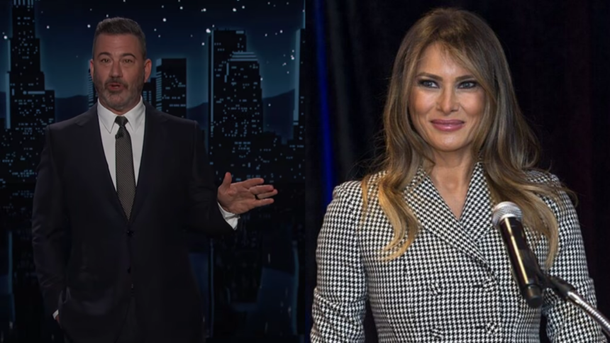 Jimmy Kimmel mocks Melania Trump for appearing at UN Security Council