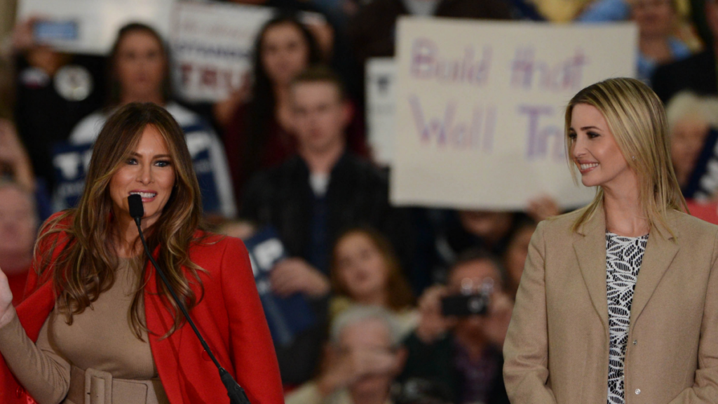 The First Lady and Trump's daughter seem to have a tough time to see eye to eye