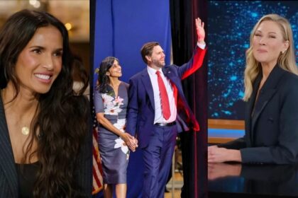 Padma Lakshmi and Desi Lydic on The Daily Show about JD and Usha Vance