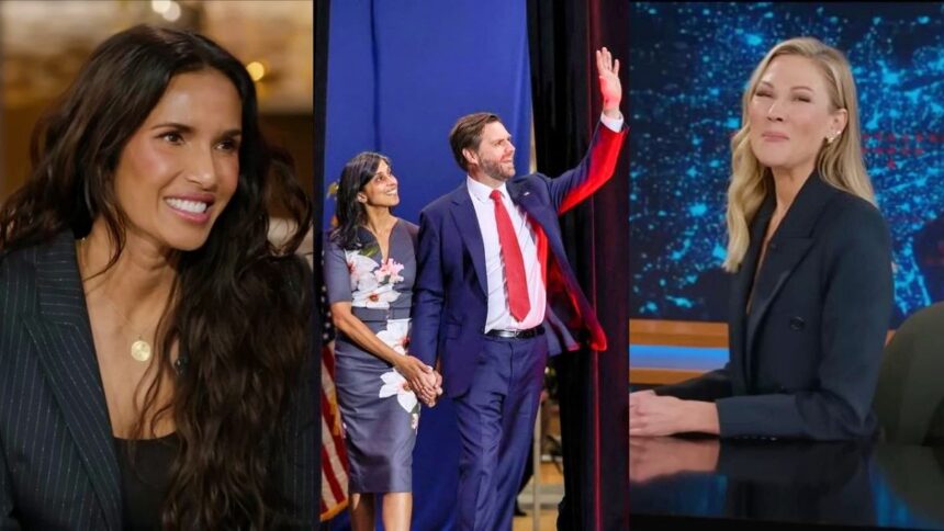 Padma Lakshmi and Desi Lydic on The Daily Show about JD and Usha Vance