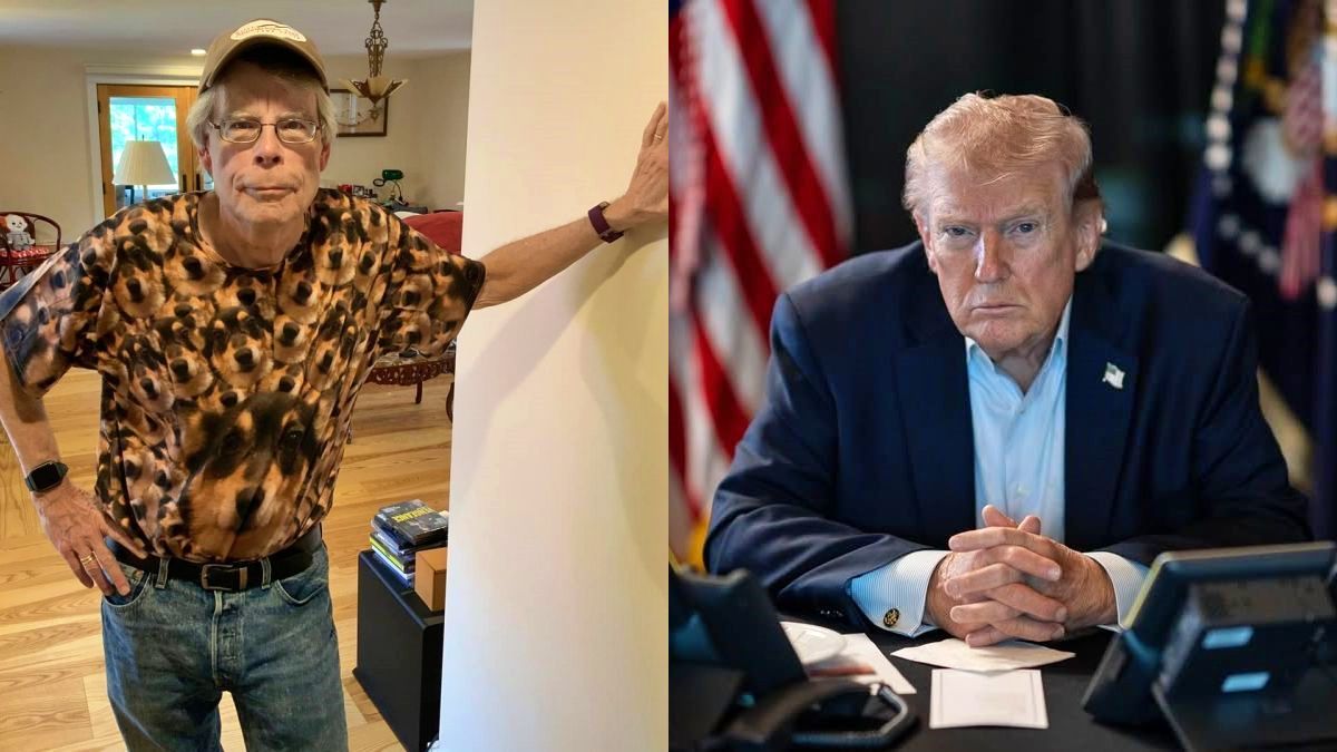 Stephen King slammed US President Donald Trump on X for not fighting in the Vietnam War