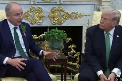 Donald trump and Micheal Martin