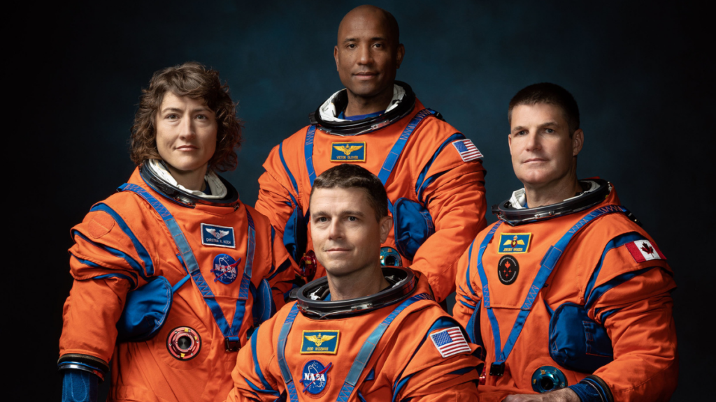 Artemis II astronauts name moon crater.