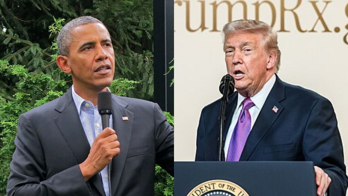Barack Obama and Donald Trump