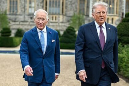 President Donald Trump said Tuesday that his late mother described the future King Charles as “cute.” (Image Credit: The White House/ Wikimedia Commons)