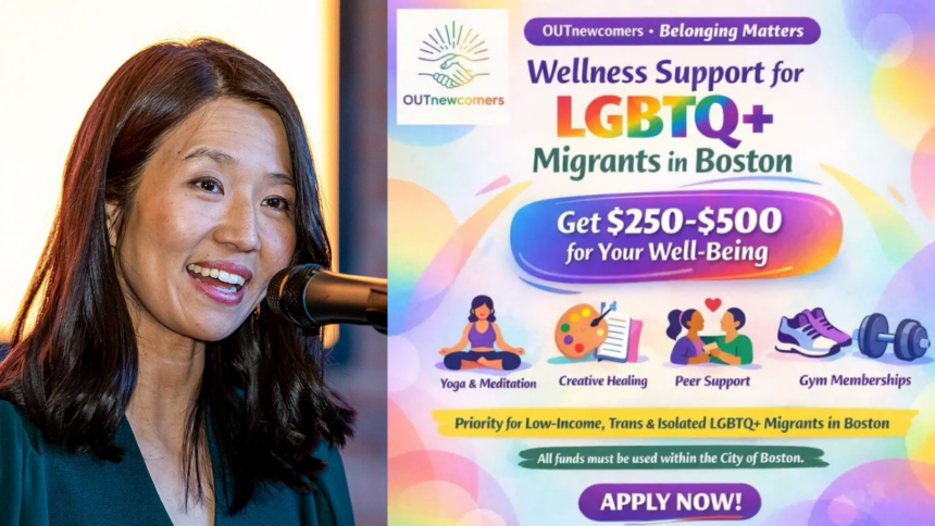 Boston Mayor Michelle Wu supports $500 vouchers for LGBTQ spa visits and haircuts.