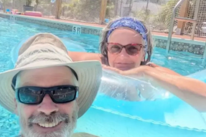 Brian Hooker detained in wife Lynette Hooker's disappearance in the Bahamas - and falls off police boat.