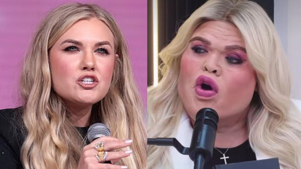 Erika Kirk (L) made a reference to Druski (R) in her latest video. (Image Credit: Gage Skidmore/ Wikimedia Commons (CC BY-SA 2.0); @druski/ Instagram)