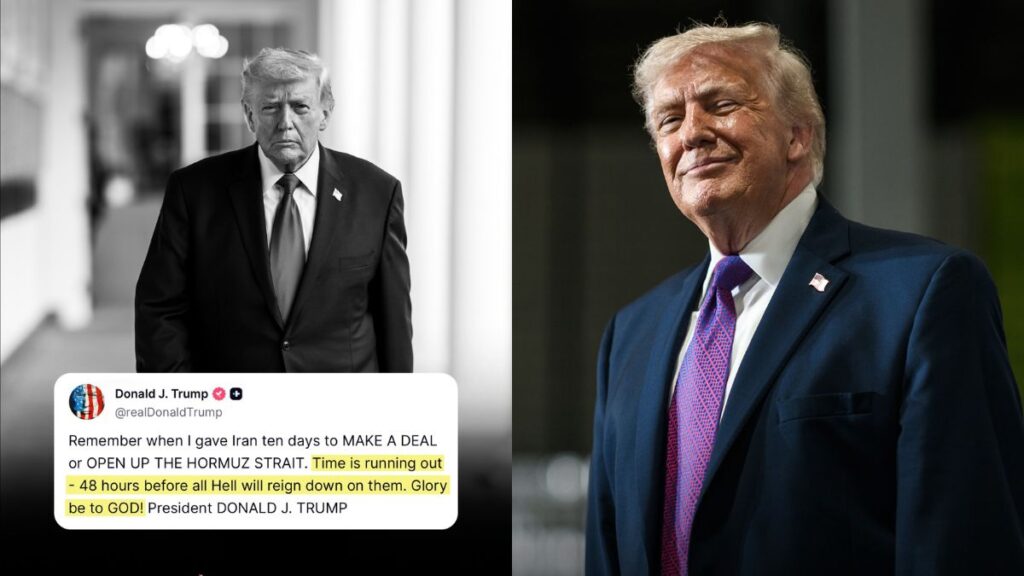 Donald Trump warns Iran over the Strait of Hormuz as a missing US pilot is finally rescued