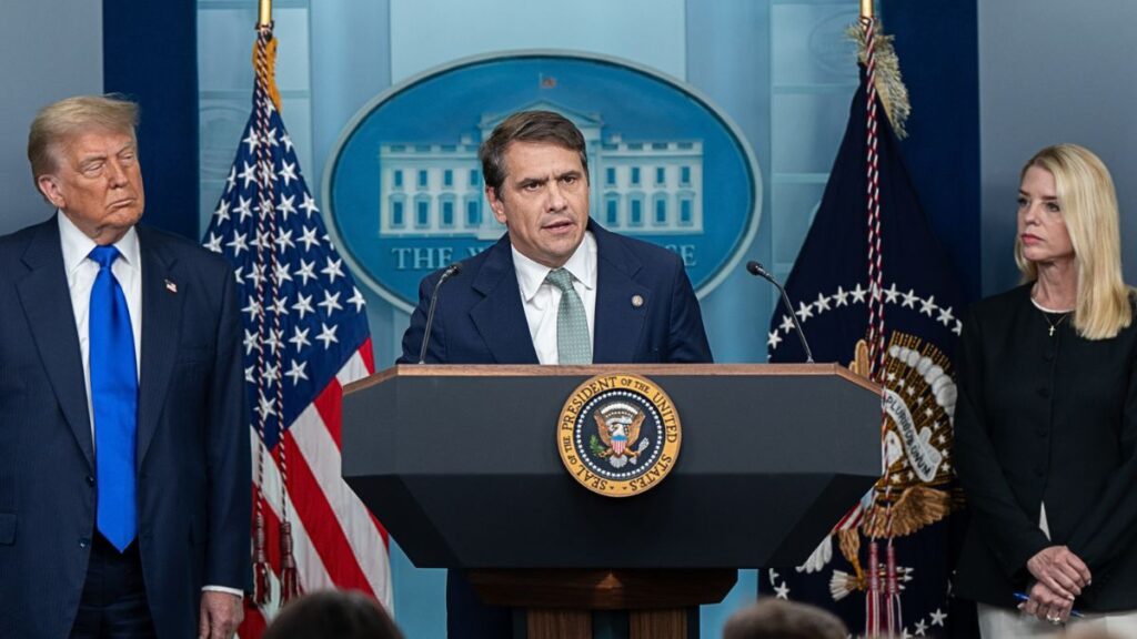 Todd Blanche has replaced Pam Bondi