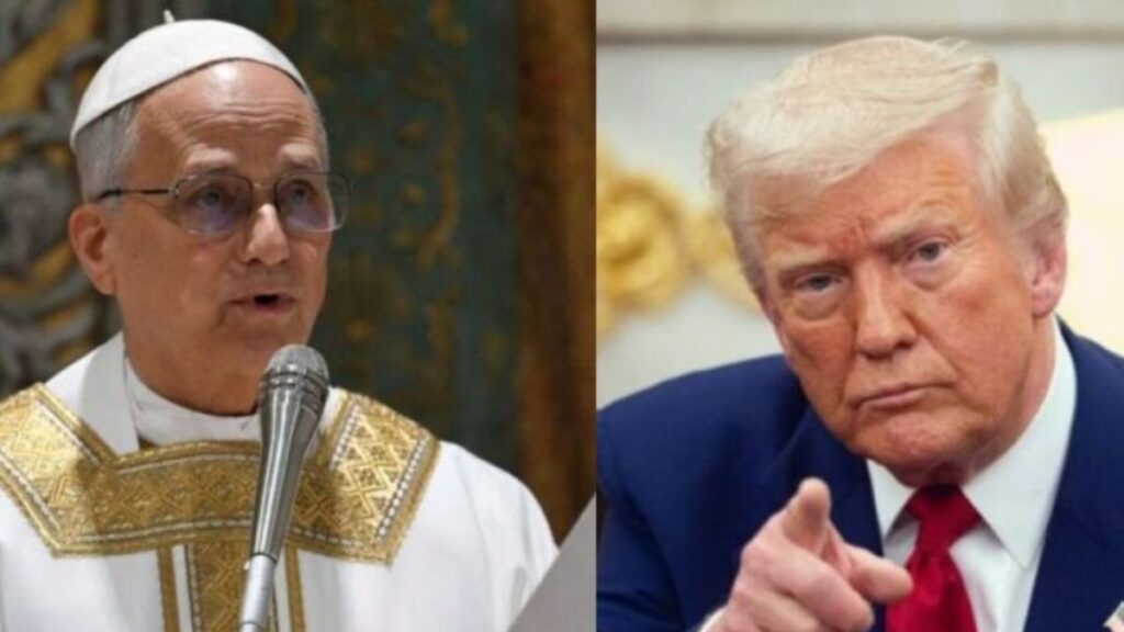 Donald Trump and Pope Leo XIV clash as president criticizes pontiff’s leadership. (Image via X.com).
