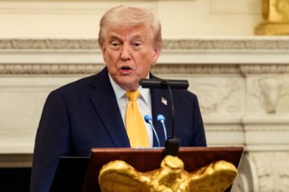 Donald Trump asks Republicans to remain united to secure funding for ICE and DHS.