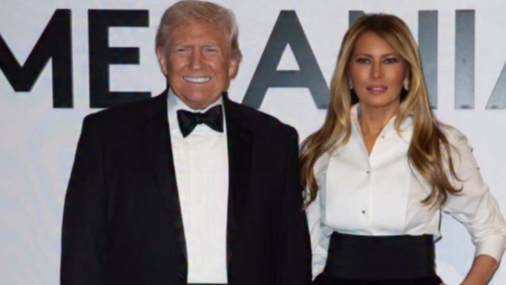 Donald Trump often refers to Melania Trump as a movie star