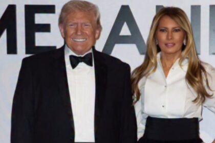 Donald Trump often refers to Melania Trump as a movie star