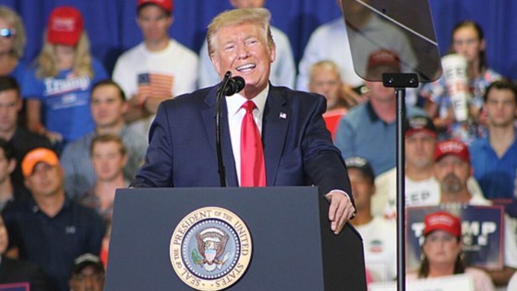 Donald Trump space call