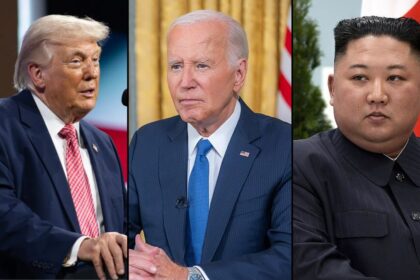 Donald Trump claimed Kim Jong Un joked about Joe Biden's mental health.