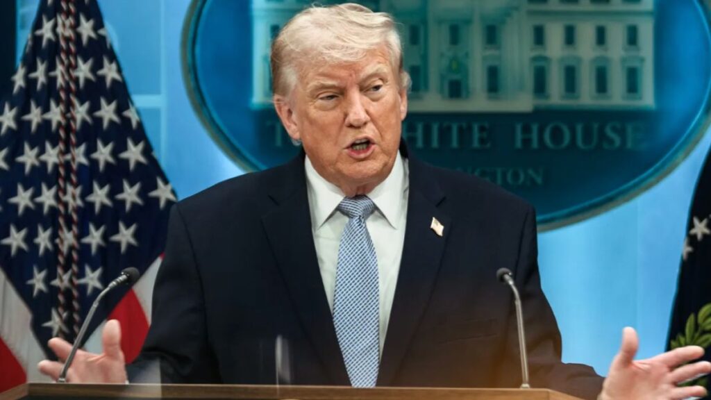 President Donald Trump threatens a bigger retaliation for Iran.