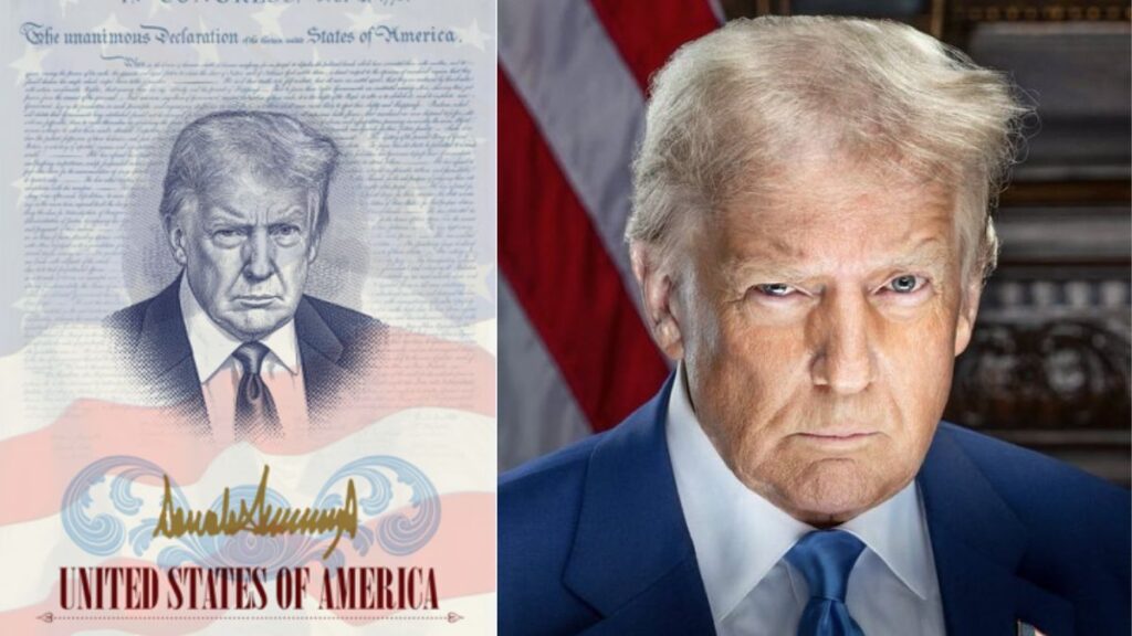 Donald Trump's face on passports is becoming a reality for America's 250th anniversary