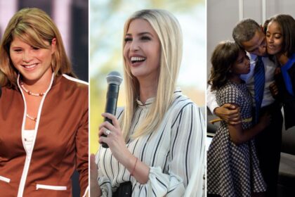 First Daughters are always under the glare of press cameras