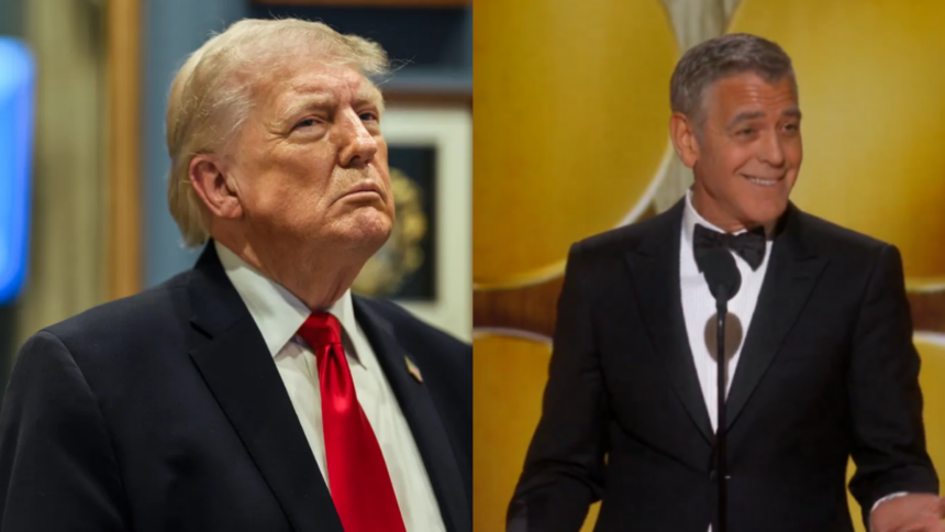 George Clooney has slammed Trump’s Iran threat