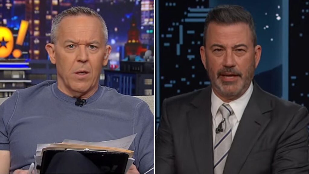 Greg Gutfeld asked Jimmy Kimmel to stop blubbering hate about Donald Trump.