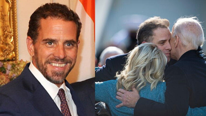 Hunter Biden allegedly hiding out from debtors in California.