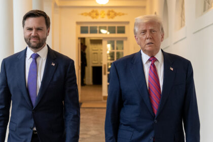 United States President Donald Trump and Vice President JD Vance