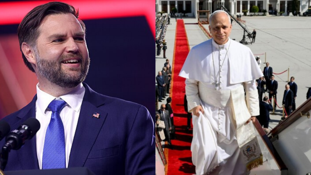 JD Vance rebuffed Pope Leo's comments about the Iran War and cautioned him to think before speaking about theology.